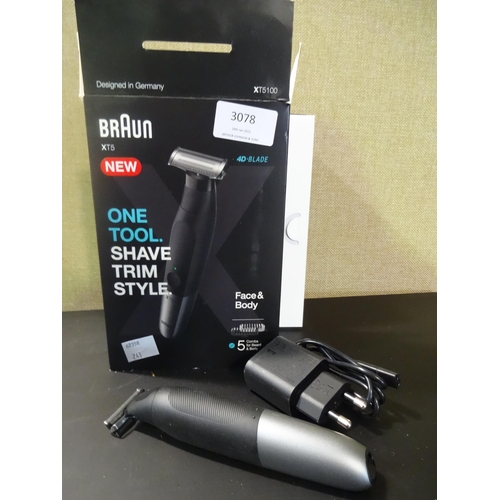 3078 - Braun Series X Trimmer (model:- XT5100GB) (243-439) * This lot is subject to VAT