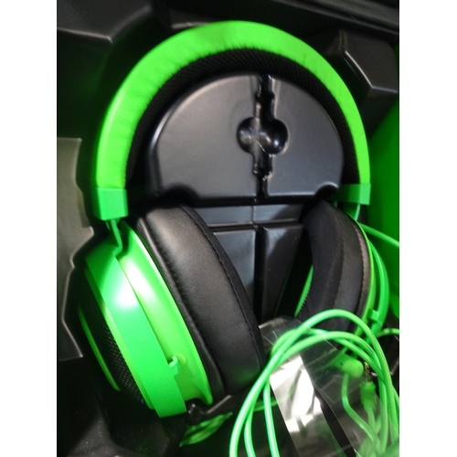 3089 - Razer Gaming Headset (Kraken Green) (243-314) * This lot is subject to VAT