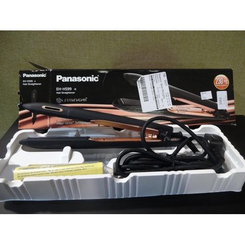 3093 - Panasonic Nanoe Rose Gold Straighteners (243-109) * This lot is subject to VAT