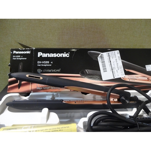 3093 - Panasonic Nanoe Rose Gold Straighteners (243-109) * This lot is subject to VAT