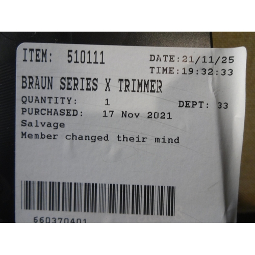 3103 - Braun Series X Trimmer (model:- XT5100GB) (243-276) * This lot is subject to VAT