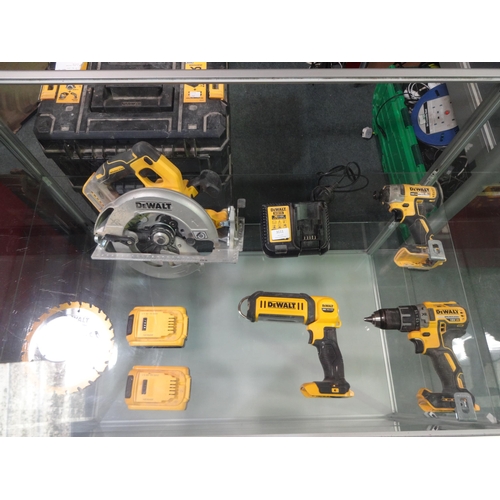 3111 - Dewalt Four Piece Kit with two 5.0Ah batteries and charger (DCK523P3T-GB), original RRP £539.99 + VA... 