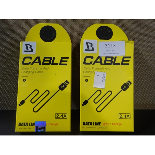 3113 - 10 USB cables