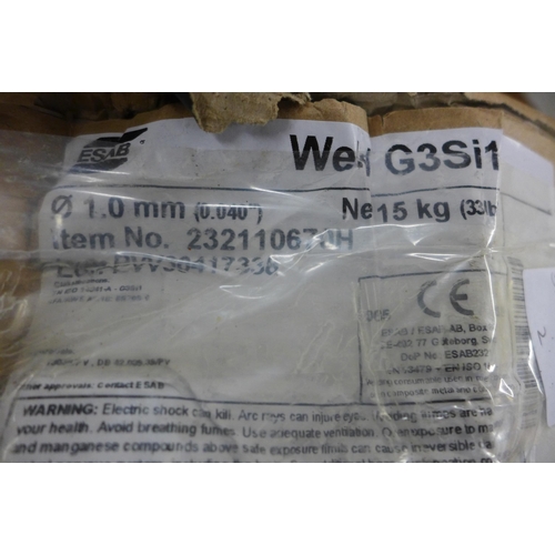 2083 - ESAB Weld G35i1 1.0mm 15kg welder wire