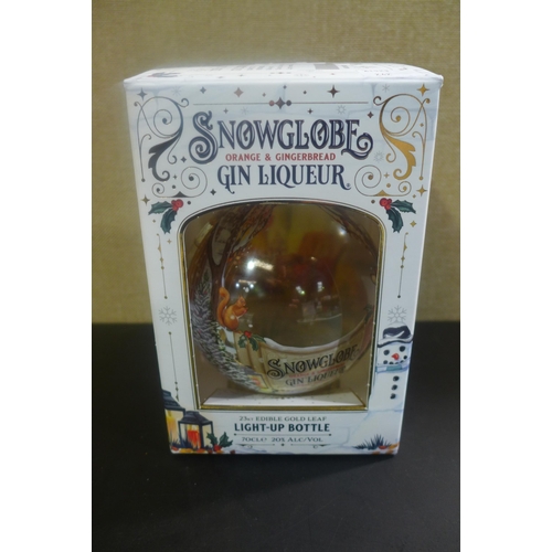 3129 - Gin Liqueur Snow Globe (70cl/20% ABV)   (242 -338 )  * This lot is subject to vat