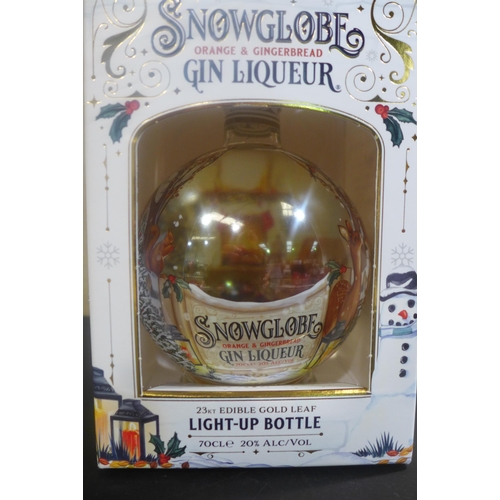 3129 - Gin Liqueur Snow Globe (70cl/20% ABV)   (242 -338 )  * This lot is subject to vat