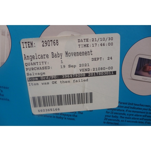 3130 - Angelcare Baby Movement Video Monitor (model:- AC527), original RRP £158.33 + VAT   (242 -329 )  * T... 