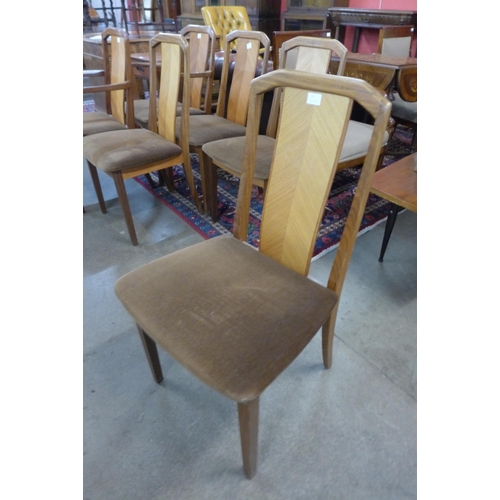 83 - A set of six G-Plan teak dining chairs