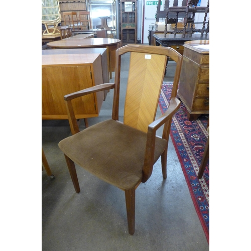 83 - A set of six G-Plan teak dining chairs