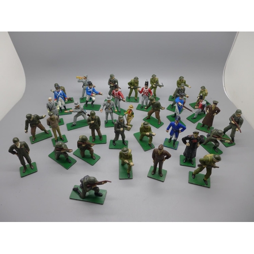701 - A collection of Blue-Box die-cast army figures