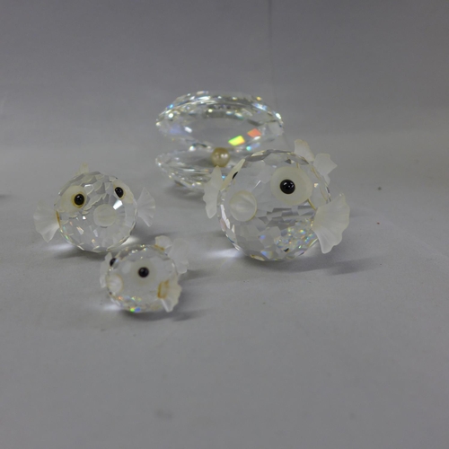 706 - Swarovski crystal, South Sea, Way Up in The Trees and Beauties of The Lake, (Beauties of The Lake no... 