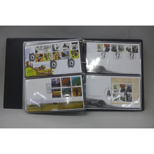 725 - Stamps; GB First Day Covers, sixty covers from 2000-2017, all typed address and special postmarks