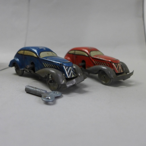 747 - A Louis Marx Streamline Speedway set, boxed