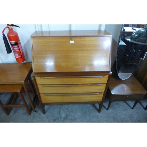 56 - A teak bureau