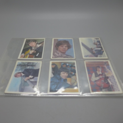 622 - Six Rolling Stones A&BC chewing gum cards