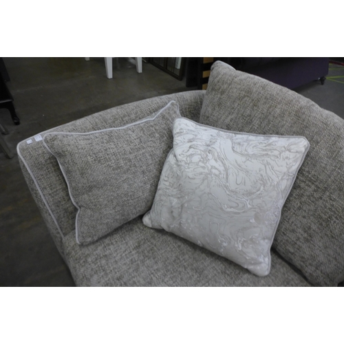 1305 - A Barker & Stonehouse grey upholstered three seater sofa RRP £1,575