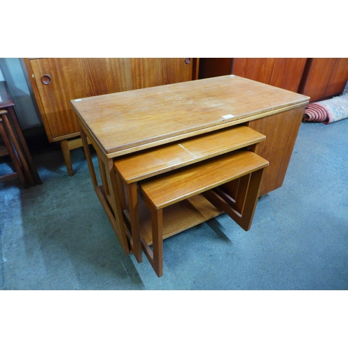 54 - A McIntosh Tristor teak fold over cabinet/table