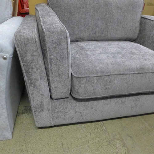 1413 - A Fossil Grey Fabric loveseat