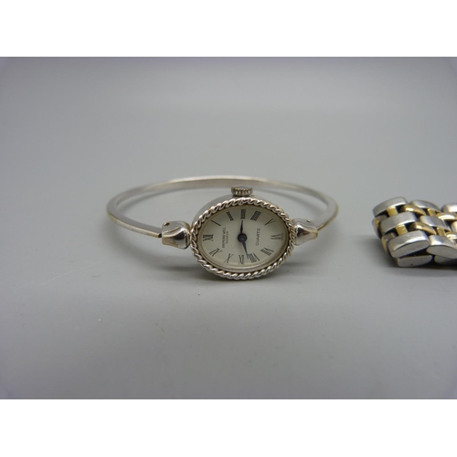 1080 - Two lady's Raymond Weil wristwatches including Tango 5360