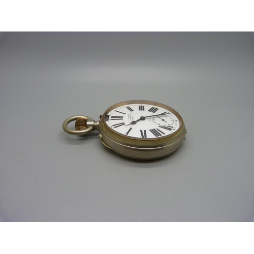 1092 - A Goliath pocket watch, dial a/f