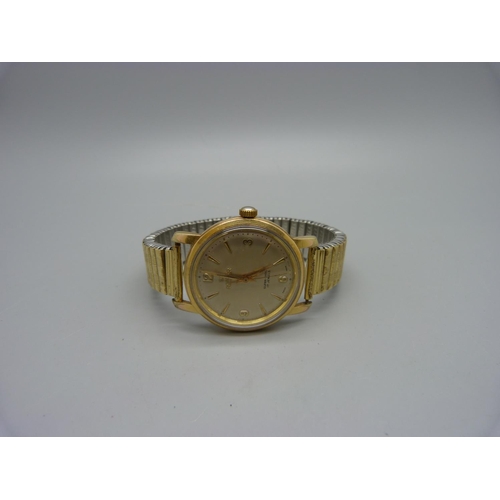 1112 - A Roamer gold plated wristwatch