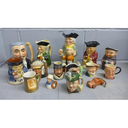 1142 - A collection of Toby jugs including Royal Doulton **PLEASE NOTE THIS LOT IS NOT ELIGIBLE FOR POSTING... 