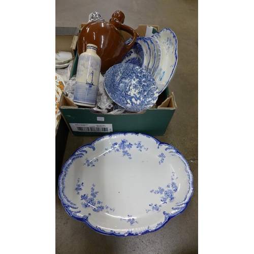 1196 - A collection of china including early 20th Century, studio pottery, etc. **PLEASE NOTE THIS LOT IS N... 