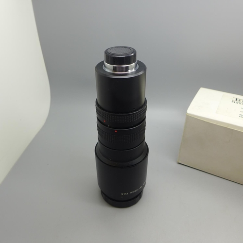 653 - A Japanese TV zoom lens, 18-108mm F2.5 lens, boxed