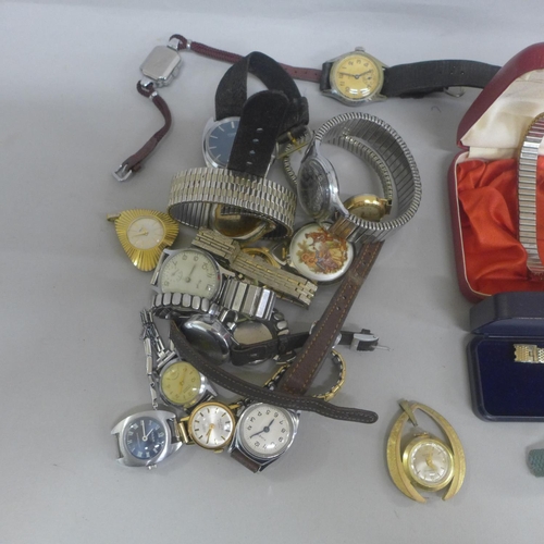 684 - Mechanical wristwatches, including lady's Bucherer and Oris, some a/f