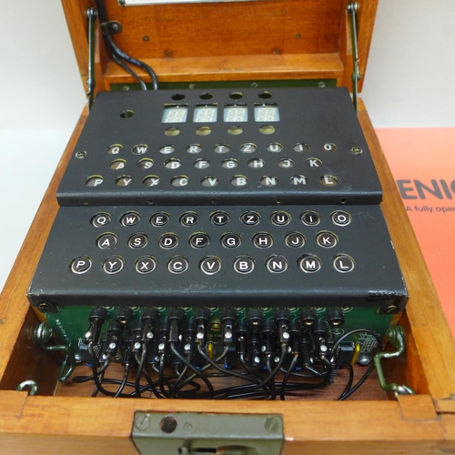 717 - An electronic Enigma-E machine kit with operating manual, Paul Reuvers and Marc Simons