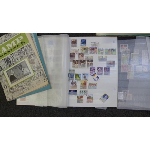 731 - A box of stamps, covers, etc.