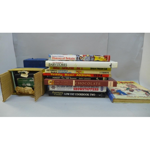 741 - A Meccano transformer, No. T20, boxed and a collection of books including Forest; the 1980 season an... 