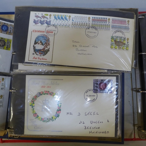 773 - Two albums of first day covers