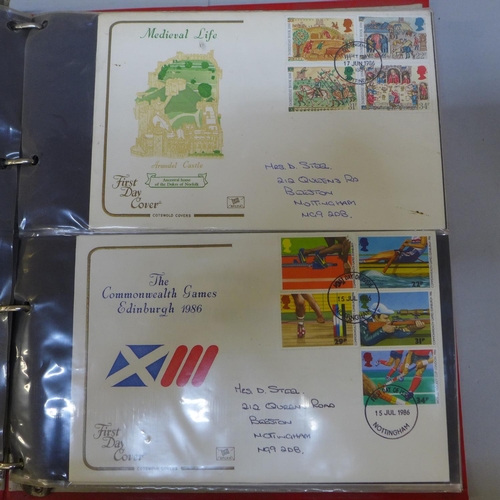 773 - Two albums of first day covers