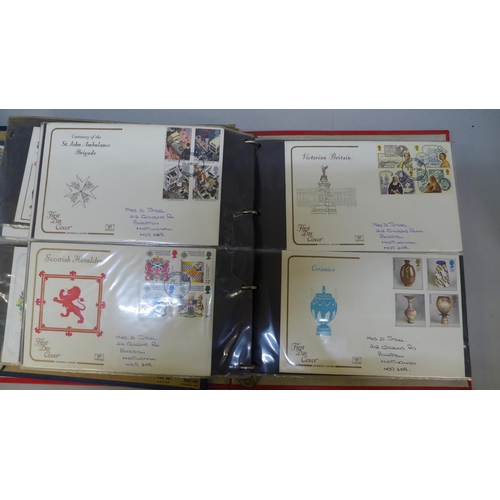 773 - Two albums of first day covers