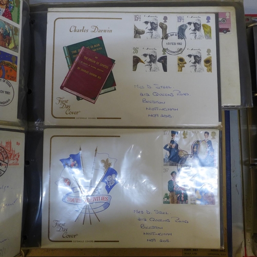 773 - Two albums of first day covers