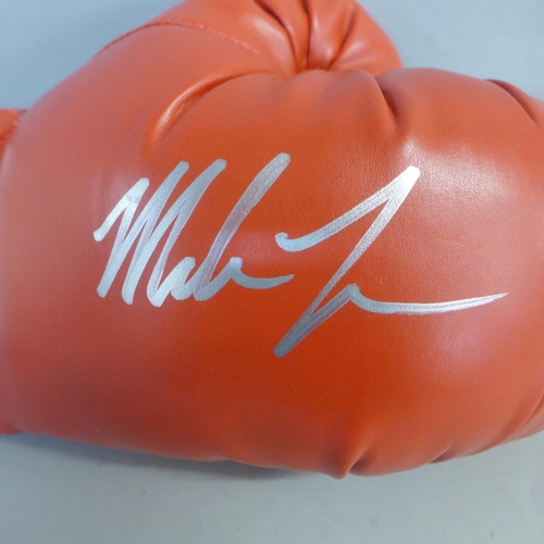 792 - A signed Mike Tyson boxing glove