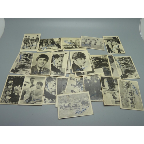 857 - A collection of A. & B.C. The Beatles collectors cards, (26)