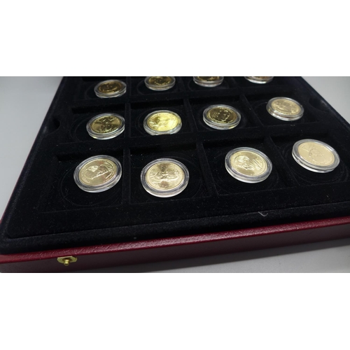 942 - The London Mint Royal House of Windsor coin collection, cased