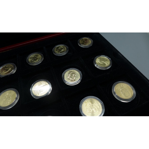 942 - The London Mint Royal House of Windsor coin collection, cased