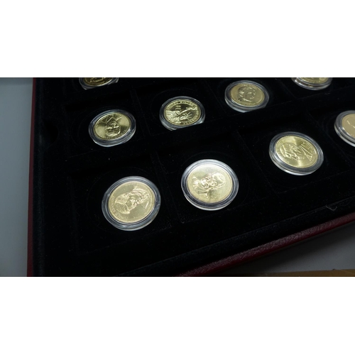 942 - The London Mint Royal House of Windsor coin collection, cased