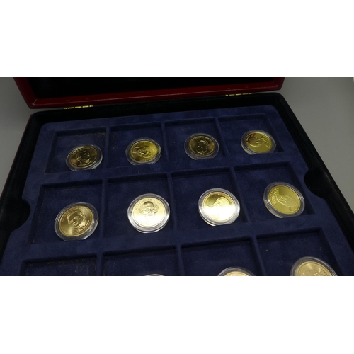 942 - The London Mint Royal House of Windsor coin collection, cased