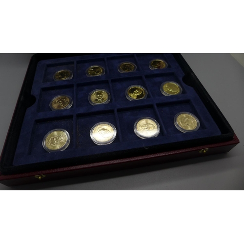 942 - The London Mint Royal House of Windsor coin collection, cased