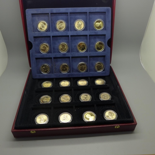 942 - The London Mint Royal House of Windsor coin collection, cased