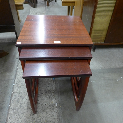 209 - A mahogany nest of tables