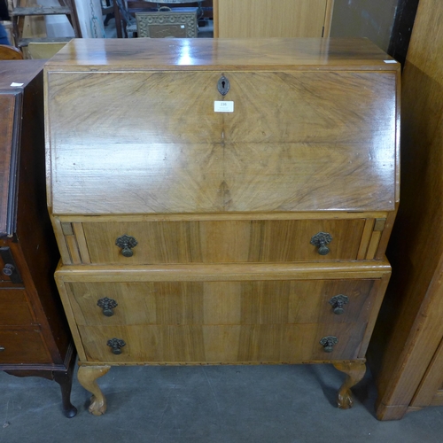 236 - A walnut bureau