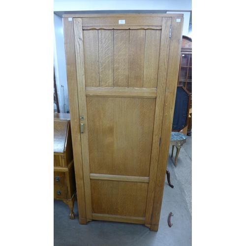 237 - An oak hallrobe