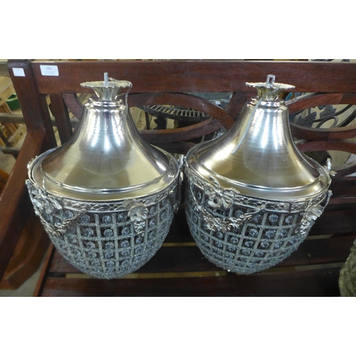 299 - A pair of French Empire style ceiling lights