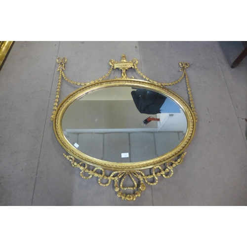 309 - A Neo-Classical style gilt framed mirror