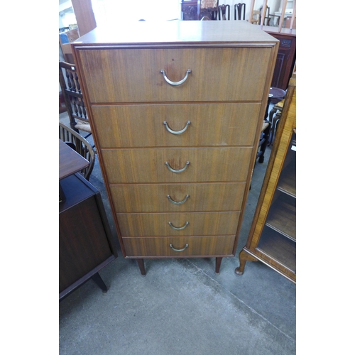 65 - An afromosia chest of drawers